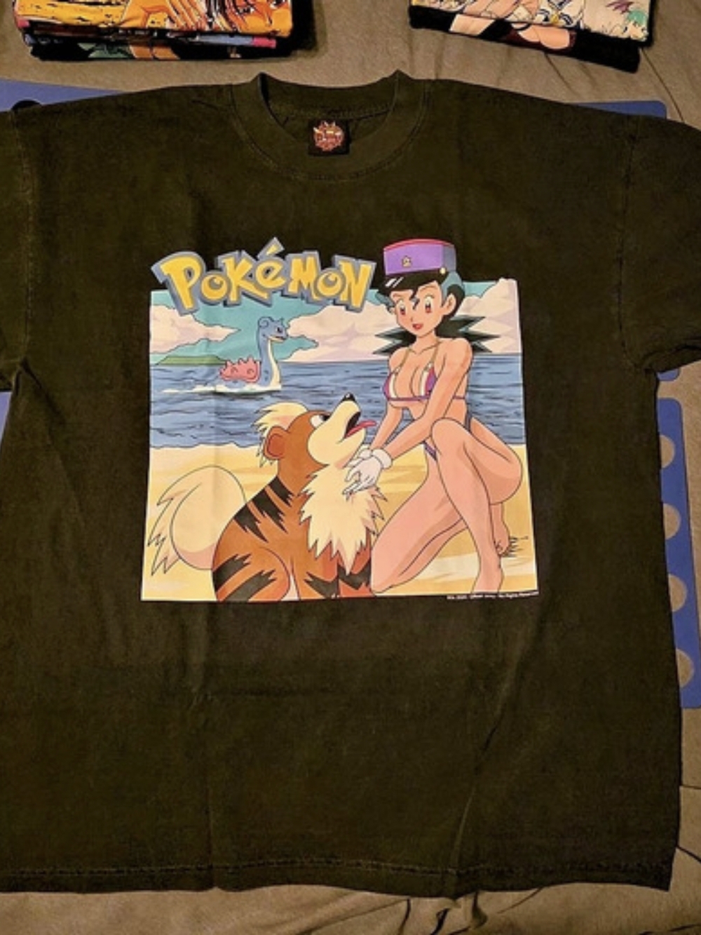 Pokemon Officer Jenny Beach Theme Shirt From Deadstock Luis Size Large Brand New